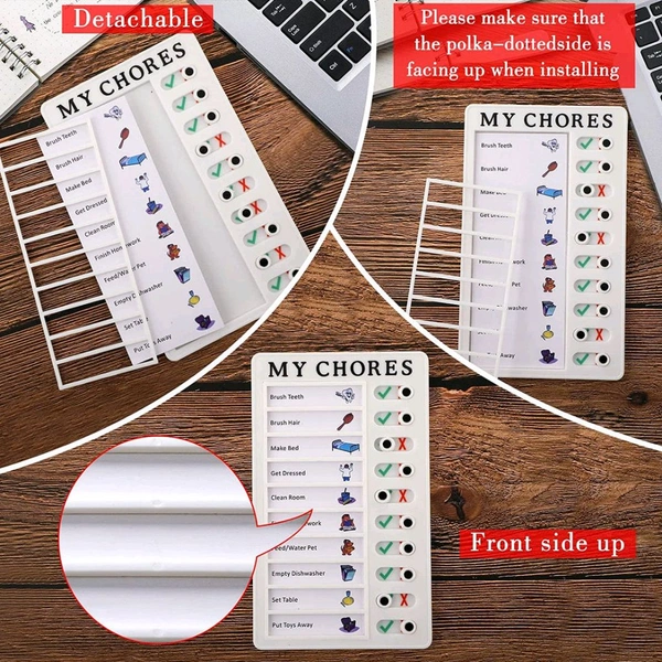 Portable My Chores Home Note Board Management Planning Memo Boards Reminding Time