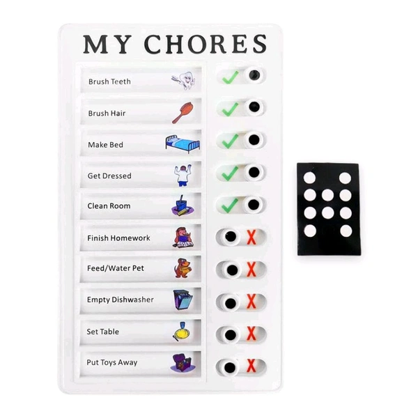 Portable My Chores Home Note Board Management Planning Memo Boards Reminding Time