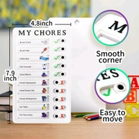 Portable My Chores Home Note Board Management Planning Memo Boards Reminding Time