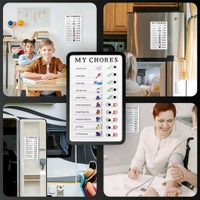 Portable My Chores Home Note Board Management Planning Memo Boards Reminding Time
