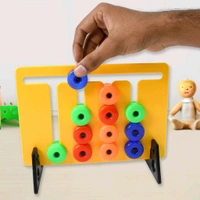 Montessori Slide Puzzles Toys for Kids 4 5 6 Years Boys Girls, Learning Colour and Pattern Matching Montessori Slide Puzzle Game for Kids
