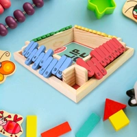 Shut The Box Dice Game, Classic Flip Me Multiplayer Game for Kids & Adults, Fun Wooden Tabletop Shut The Box Dice Game for Improving Math & Motor Skills for Kids Above 3 Years
