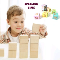 Alphabet Puzzle for Kids Alphabet Spelling & Reading Words with 26 Flash Cards, 8 Wooden Blocks and Stand
