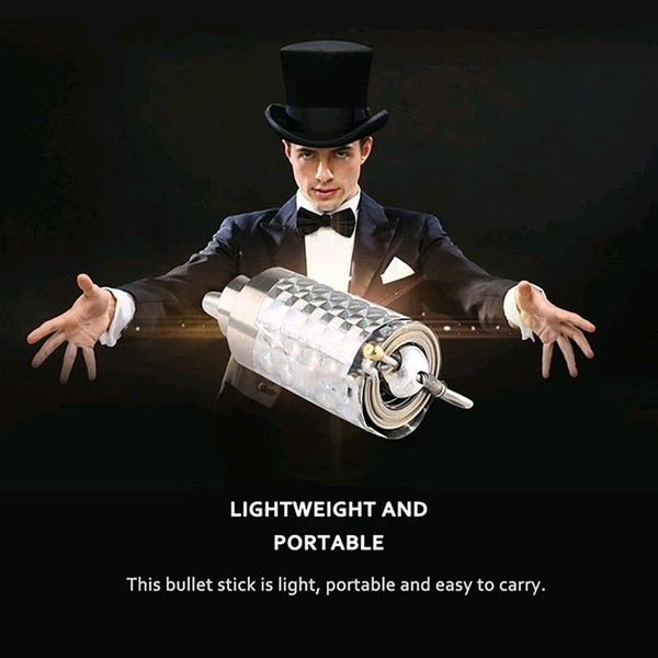 Pofessional Magician Stage Street Illusion Long Appearing Cane Plastic Stage Stick Magic Cane Close Up Magic Tricks 70 cm