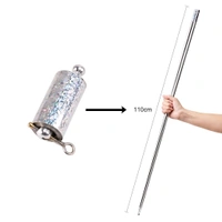 Pofessional Magician Stage Street Illusion Long Appearing Cane Plastic Stage Stick Magic Cane Close Up Magic Tricks 70 cm