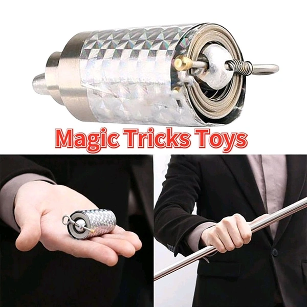 Pofessional Magician Stage Street Illusion Long Appearing Cane Plastic Stage Stick Magic Cane Close Up Magic Tricks 70 cm