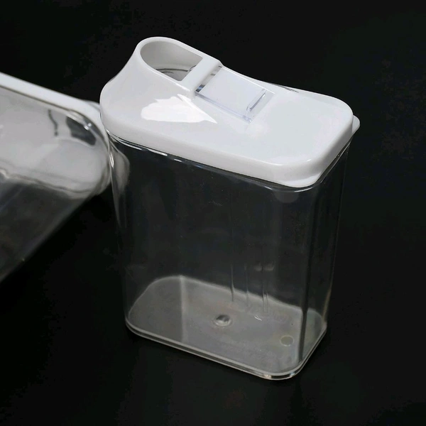 Kitchen Storage Jars & Container Set 3pc , Transparent Jar Set For home & Kitchen Use 