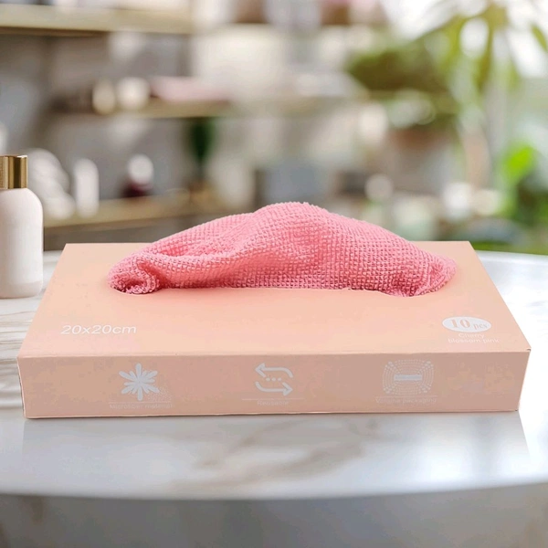 Microfiber Cleaning Cloth with Box Multi-Functional Dish Washing Towel Cleaning Rag, Extractable Microfiber Cloths Car Glass Windows Strong Cleaning Home, Kitchen
