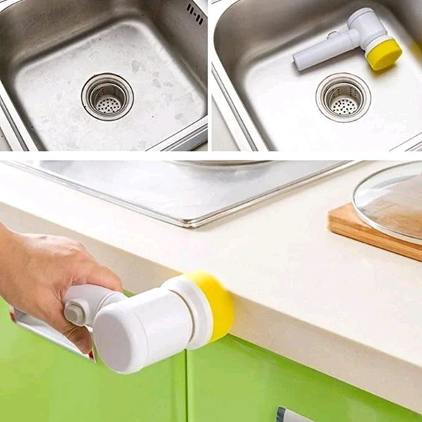 5 in 1 Home Kitchen Electric Cleaning Brush, Electric Spin Scrubber