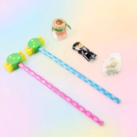 Fun Candy Design Pencil Set with Accessories – 1 Set Mix Design Stationery Combo for Kids (Includes 2 Pencils, Eraser, and Mini Jar)
