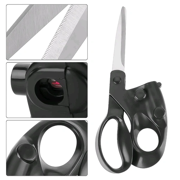 Laser Scissors - Professional Sewing Laser Guided Cut Straight Fast Fabric Paper Crafts, Laser Guided Scissor (1 Pc)