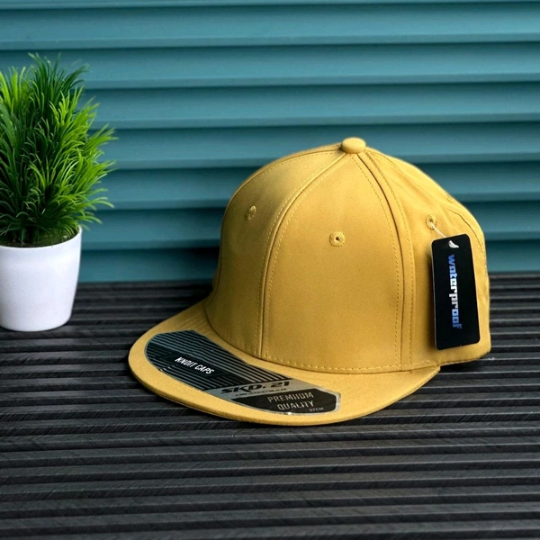 Premium Waterproof Caps – Stylish & Durable - Yellow