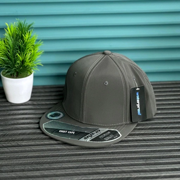 Premium Waterproof Caps – Stylish & Durable - Charcoal Grey