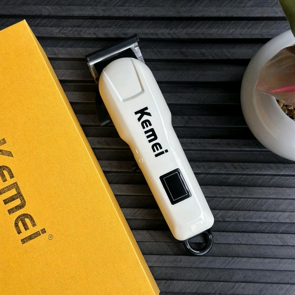 Kemei Professional Hair Clipper Trimmer – Rechargeable, LED Display, High Precision Blade (Cordless)