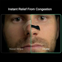 Nasal Strip Starter Kit - Boost Oxygen Intake, Reduce Snoring, Improve Sleep Quality - Sweat Resistant, Skin Safe Nasal Strips - Extra Strength Snoring Solution