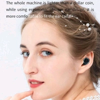 Wireless In-Ear Earbuds Bluetooth 5.0 Headphones Mini Stereo Earbuds Sport Headset Bass Sound Built-in Mic phone M10 TWS