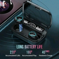 Wireless In-Ear Earbuds Bluetooth 5.0 Headphones Mini Stereo Earbuds Sport Headset Bass Sound Built-in Mic phone M10 TWS