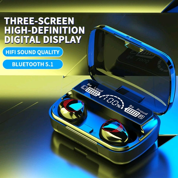 Wireless In-Ear Earbuds Bluetooth 5.0 Headphones Mini Stereo Earbuds Sport Headset Bass Sound Built-in Mic phone M10 TWS