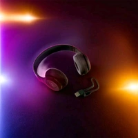 Over The Head Bluetooth Headset Foldable Headband Hands-free with Calling Function (1 Pc)