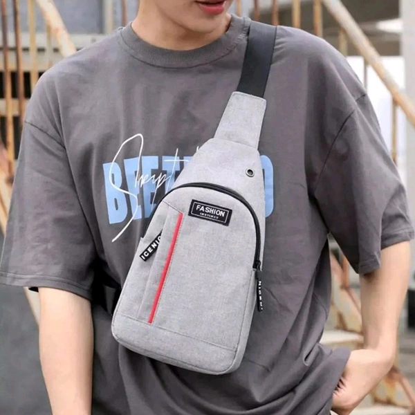 Waterproof anti-theft Theft Crossbody fanny pack waist bag PU Leather Shoulder Bags Chest Men Casual fashion USB Charging earphone hook Sling Travel Messengers Bag