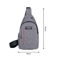 Waterproof anti-theft Theft Crossbody fanny pack waist bag PU Leather Shoulder Bags Chest Men Casual fashion USB Charging earphone hook Sling Travel Messengers Bag