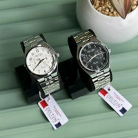 Delton Budget Analog Quartz Watch – Premium Style at a Budget Price - White