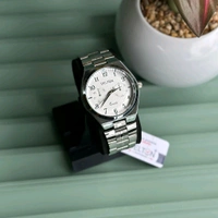 Delton Budget Analog Quartz Watch – Premium Style at a Budget Price - White