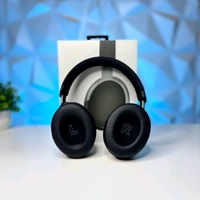 Foldable Wireless Head-Mounted Earphones with Carry Case – Ideal for Travel, Work & School - Black