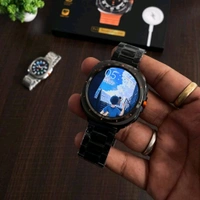 Smartwatch 7-in-1 Combo Gift Pack
Complete Luxury Set – Smartwatch + 7 Premium Straps + Wireless Charger - Black
