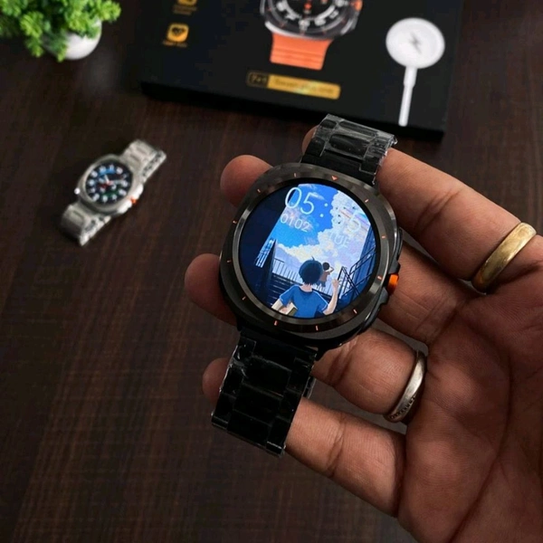 Smartwatch 7-in-1 Combo Gift Pack
Complete Luxury Set – Smartwatch + 7 Premium Straps + Wireless Charger - Black