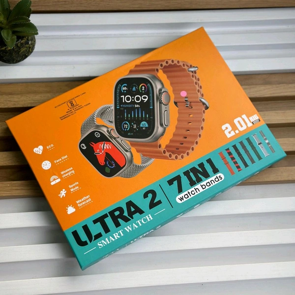 Most Awaited Budget Combo | Series 8 Ultra 49MM Smartwatch | 7-in-1 Strap Edition Gift Pack – Perfect for Daily Style & Utility