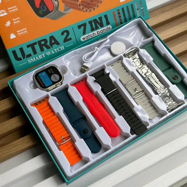 Most Awaited Budget Combo | Series 8 Ultra 49MM Smartwatch | 7-in-1 Strap Edition Gift Pack – Perfect for Daily Style & Utility