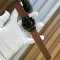 Feebok Alloy Spinning Dial Watch – Bold. Unique. Effortless (Pack Of 1) - Brown