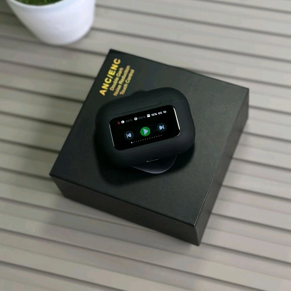 Smart Display TWS Earbuds | With Active ANC + ENC | Wireless Charging Supported