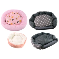 Soft Plush Pet Bed for Small Cats and Dogs – Comfortable Sleeping Cushion Ultra-Cozy Indoor Washable Pet Nest