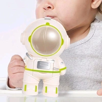 Astronaut Shape Water Dispenser Water Cup, Cute Mini Water Dispenser, Straw Cup, Creative Astronaut Children's Toys, Equipped with A Small Cup and Strap (1 Pc)