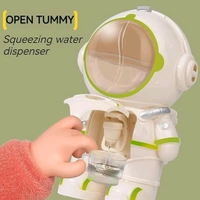 Astronaut Shape Water Dispenser Water Cup, Cute Mini Water Dispenser, Straw Cup, Creative Astronaut Children's Toys, Equipped with A Small Cup and Strap (1 Pc)