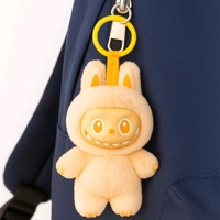 Plush Toy Cartoon Keychain with Hook – Soft Miniature Hanging Stuffed Toy for Kids and Bags – Assorted Colorful Animal Design – 1 Pc (Mix Design)