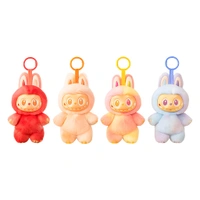 Plush Toy Cartoon Keychain with Hook – Soft Miniature Hanging Stuffed Toy for Kids and Bags – Assorted Colorful Animal Design – 1 Pc (Mix Design)