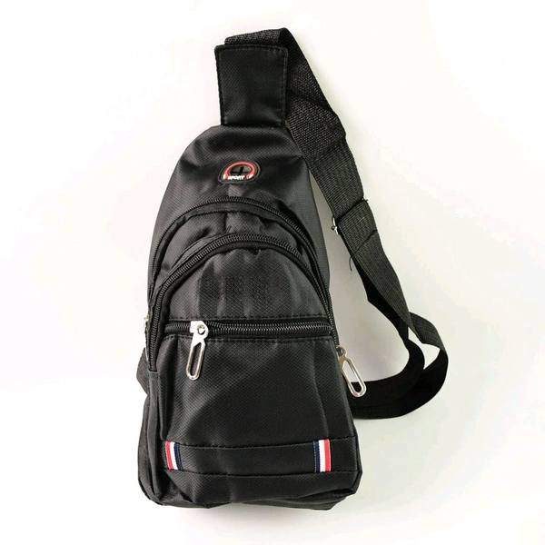 Anti-Theft Crossbody Chest Bag for with USB Charging Port, Headphone Slot & Multi-Zipper Compartments – Water-Resistant Sling Shoulder Travel Bag