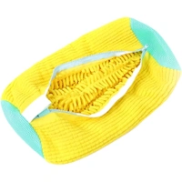 Shoe Cleaning Mop Cover with Microfiber Chenille Lining & Zipper – Reusable Washable Scrubber Bag for Washing Machine or Manual Use