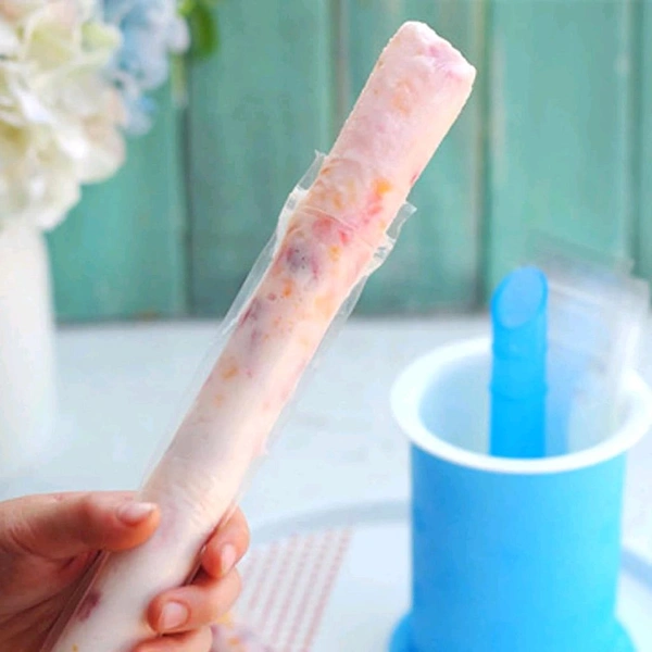 Homemade sicle Maker Manual Ice Cream Machine With Approx 20 Pcs Packing Bag sicle Mold Convenient Maker Manual Ice Cream Machine For Kids Adults DIY, Reusable