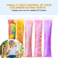 Homemade sicle Maker Manual Ice Cream Machine With Approx 20 Pcs Packing Bag sicle Mold Convenient Maker Manual Ice Cream Machine For Kids Adults DIY, Reusable