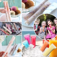 Homemade sicle Maker Manual Ice Cream Machine With Approx 20 Pcs Packing Bag sicle Mold Convenient Maker Manual Ice Cream Machine For Kids Adults DIY, Reusable