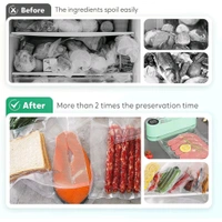Electric Vacuum Sealer Machine with Digital Display, Multi-Mode Sealing & 6 Storage Bags – Ideal for Airtight Food Packaging & Storage