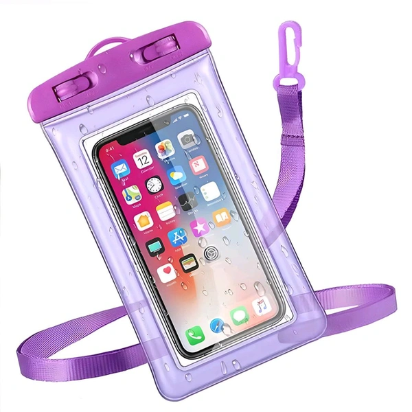 Pouch Cover Mobile Water Protector (3 Pc / Mix Color)