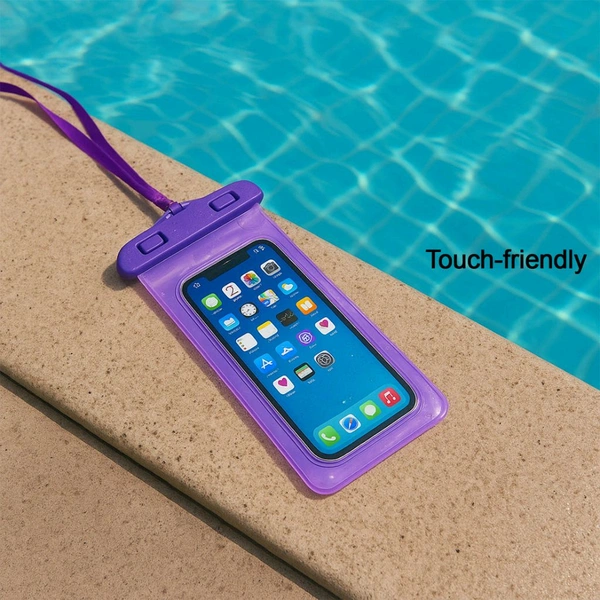Pouch Cover Mobile Water Protector (3 Pc / Mix Color)