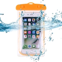 Mobile Waterproof Sealed Transparent Plastic Bag/Pouch Cover for All Mobile Phones (Pack of 2)