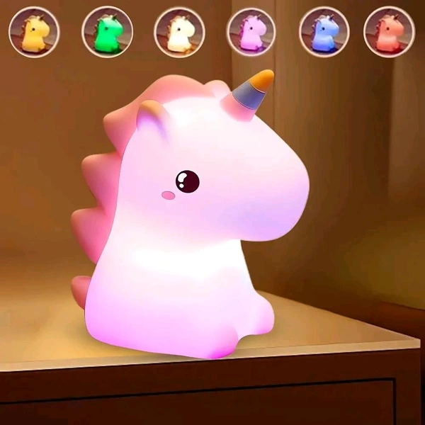 Rainbow Unicorn Night Light – Cute, Soft & Magical!