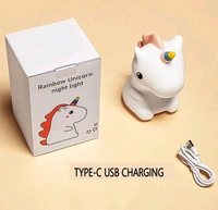 Rainbow Unicorn Night Light – Cute, Soft & Magical!